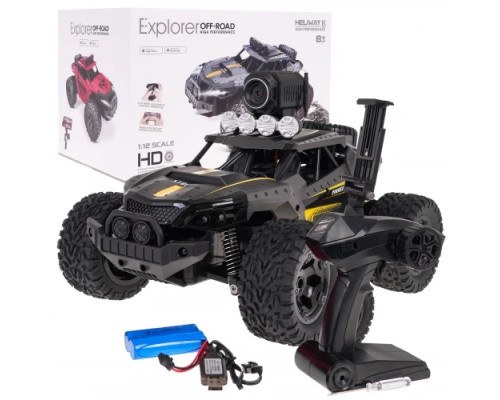 Дитяча машинка MEGA Crawler PIONEER з камерою сіра