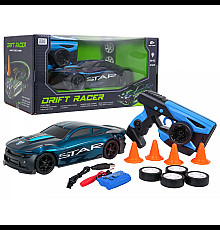 Дитяча машинка Ramiz Star 33638 на дистанційному керуванні, чорно-синя