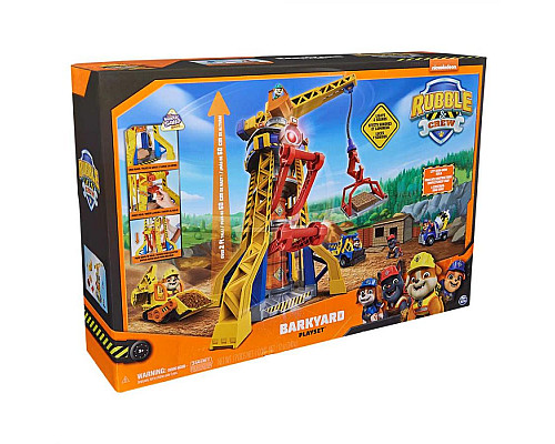 Машинки дитячі Spin Master Кремез і команда: Підйомний кран-вежа Бухти будівельників 