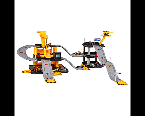 Дитячий іграшковий паркінг Ramiz 666-14 Будівельний майданчик з технікою