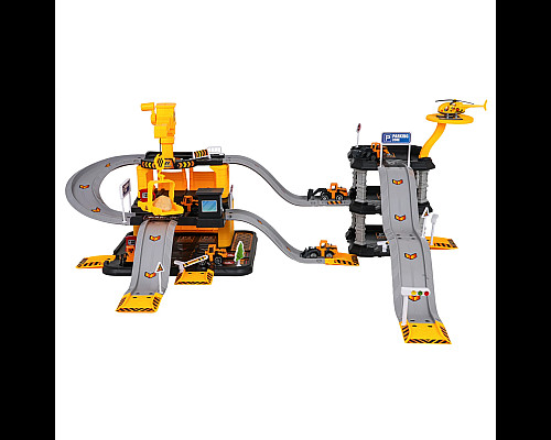 Дитячий іграшковий паркінг Ramiz 666-14 Будівельний майданчик з технікою