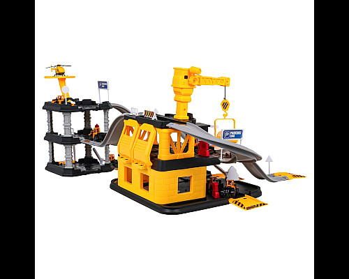 Дитячий іграшковий паркінг Ramiz 666-14 Будівельний майданчик з технікою