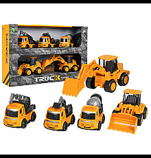 Дитячі будівельні машинки Ramiz 2621-3, жовто-чорні