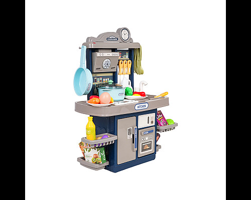 Дитяча кухня з функцією світла, звуку та аксесуарами Ramiz ZDZ.BD8022 38 ел. блакитна