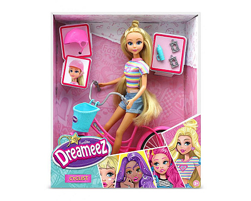 Лялька Funville Dreameez Велосипедистка
