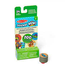 Дитячий мініблокнот Spin Master З наліпками для штампу Динозавтри Melissa and Doug. Sticker WOW