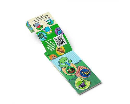 Дитячий мініблокнот Spin Master З наліпками для штампу Динозавтри Melissa and Doug. Sticker WOW