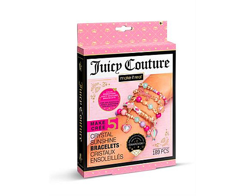 Набір для створення шарм-браслетів Make it Real Juicy Couture Сонячне сяйво 189 ел. (MR4433) Набір для створення шарм-браслетів Make it Real Juicy Couture Сонячне сяйво 189 ел. (MR4433)