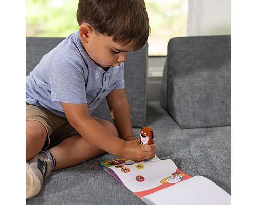 Дитячий блокнот та штамп Spin Master З наліпками Цуценя Melissa and Doug. Sticker WOW