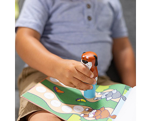 Дитячий блокнот та штамп Spin Master З наліпками Цуценя Melissa and Doug. Sticker WOW