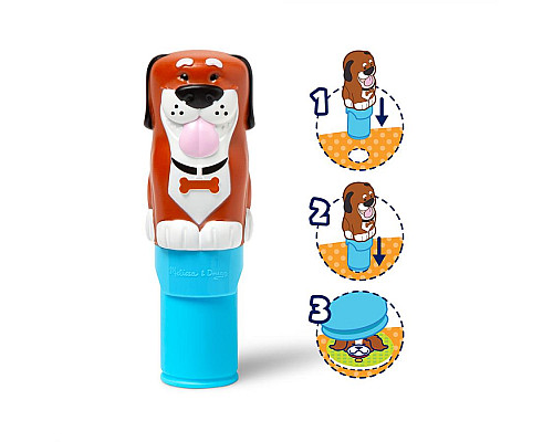 Дитячий блокнот та штамп Spin Master З наліпками Цуценя Melissa and Doug. Sticker WOW
