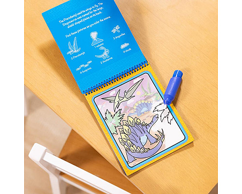 Дитяча водяна розмальовка Spin Master Динозаври Melissa and Doug. Water WOW