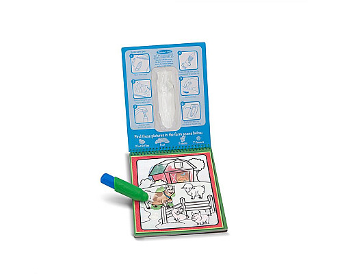 Дитяча водяна розмальовка Spin Master Тварини Melissa and Doug. Water WOW