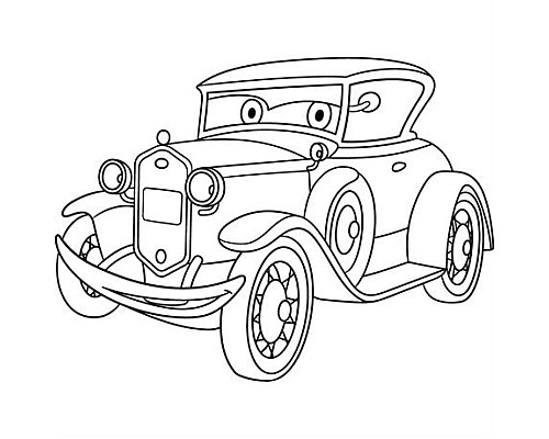 Дитяча розмальовка ArtCraft Ретро автівка 25х30 см (15068-AC)