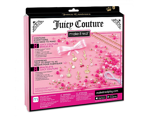 Набір для створення браслетів Make it Real Рожевий стиль Juicy Couture
