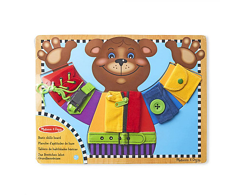 Бізіборд Spin Master Ведмедик з застібками Melissa and Doug