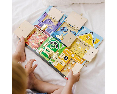 Бізіборд Spin Master Квартири із засувками Melissa and Doug