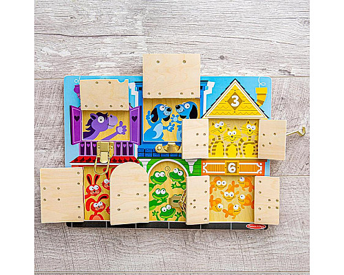 Бізіборд Spin Master Квартири із засувками Melissa and Doug