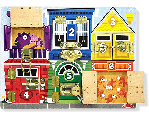 Бізіборд Spin Master Квартири із засувками Melissa and Doug
