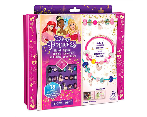 Набір для створення шарм-браслетів Make it Real Королівські прикраси Disney Ultimate Princess: Jewels and Gems