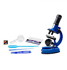 Мікроскоп Eastcolight зі збільшенням до 450 разів, синій
