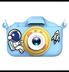Фотокамера дитяча PRC HD dual Астронавт блакитна