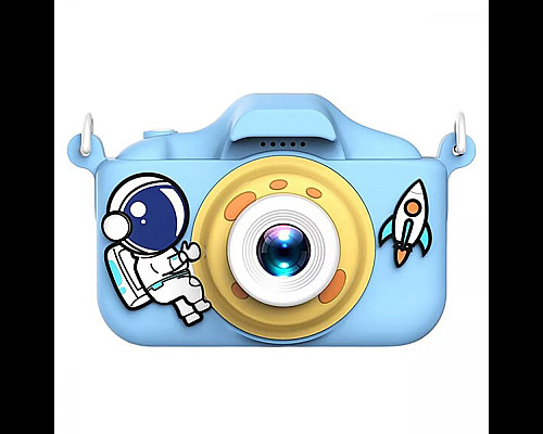 Фотокамера дитяча PRC HD dual Астронавт блакитна