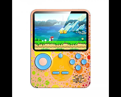 Консоль ігрова Game Box G6 3,5 дюйма 6000 мАг рожева