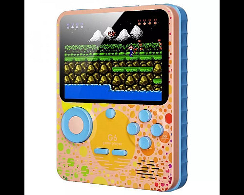 Консоль ігрова Game Box G6 3,5 дюйма 6000 мАг рожева