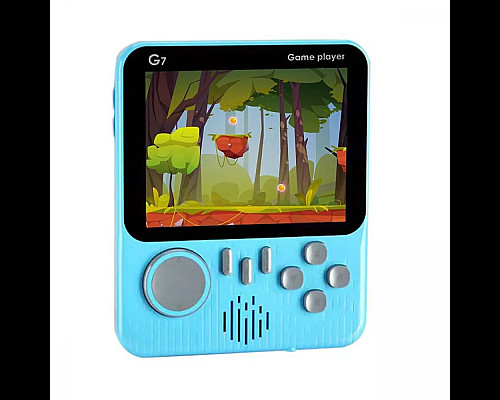 Консоль ігрова Game Box G7 3,5 дюйма 500 мАг блакитна