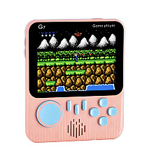 Консоль ігрова Game Box G7  3,5 дюйма 500 мАг рожева