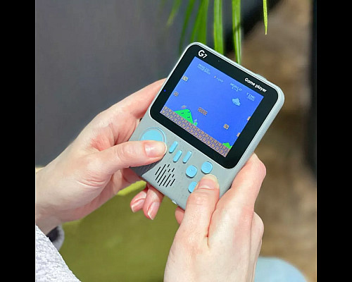 Консоль ігрова Game Box G7  3,5 дюйма 500 мАг рожева