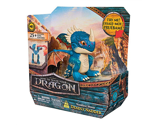 Інтерактивний дракон Смертельний Верть 10 см,  