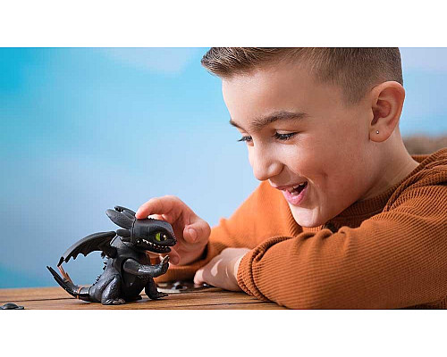 Інтерактивний дракон Беззубик 10 см, 