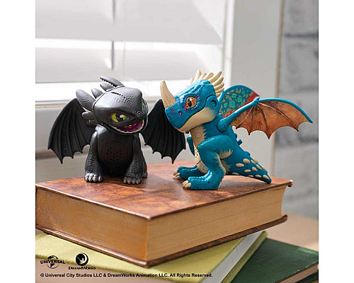 Інтерактивний дракон Беззубик 10 см, 