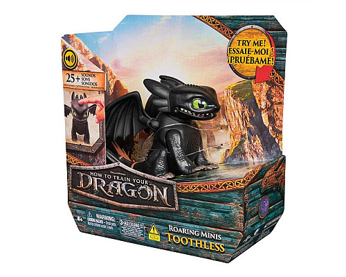 Інтерактивний дракон Беззубик 10 см, 