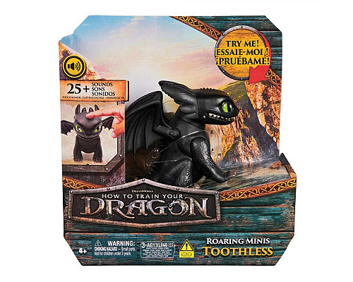 Інтерактивний дракон Беззубик 10 см, 