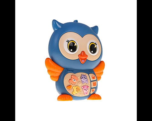 Інтерактивна іграшка Ramiz 855-101A Сова, блакитна
