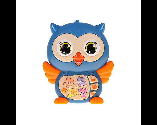 Інтерактивна іграшка Ramiz 855-101A Сова, блакитна