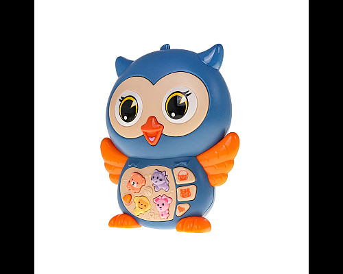 Інтерактивна іграшка Ramiz 855-101A Сова, блакитна