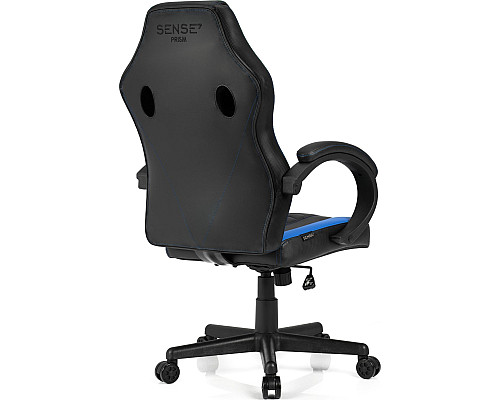 Ігрове крісло SENSE7 Prism, чорно-синє