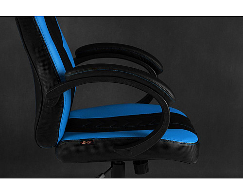 Ігрове крісло SENSE7 Prism, чорно-синє