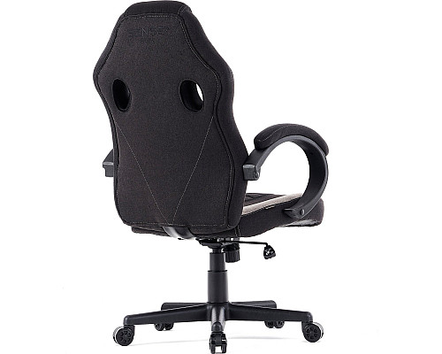 Ігрове крісло з тканини SENSE7 Prism, чорно-сірий