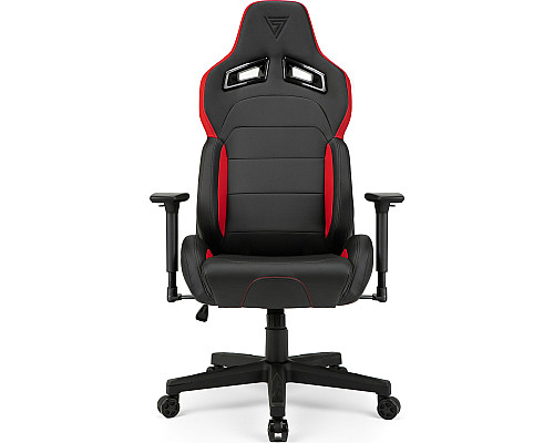 Ігрове крісло SENSE7 Sentinel, чорно-червоне