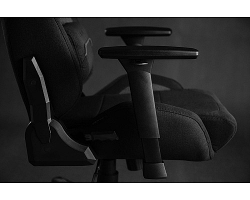 Ігрове крісло з тканини SENSE7 Sentinel, чорно-сірий