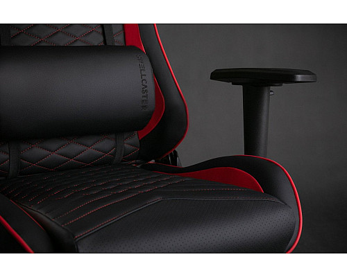 Ігрове крісло SENSE7 Spellcaster, чорно-червоне