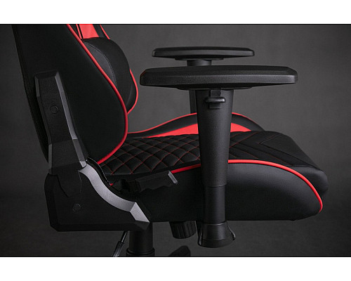 Ігрове крісло SENSE7 Spellcaster, чорно-червоне