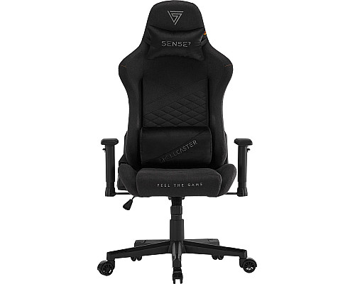Ігрове крісло SENSE7 Spellcaster Senshi, чорна тканина