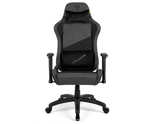 Ігрове крісло SENSE7 Spellcaster XL Senshi, сіра тканина