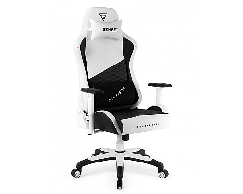 Ігрове крісло SENSE7 Spellcaster XL Senshi, біле
